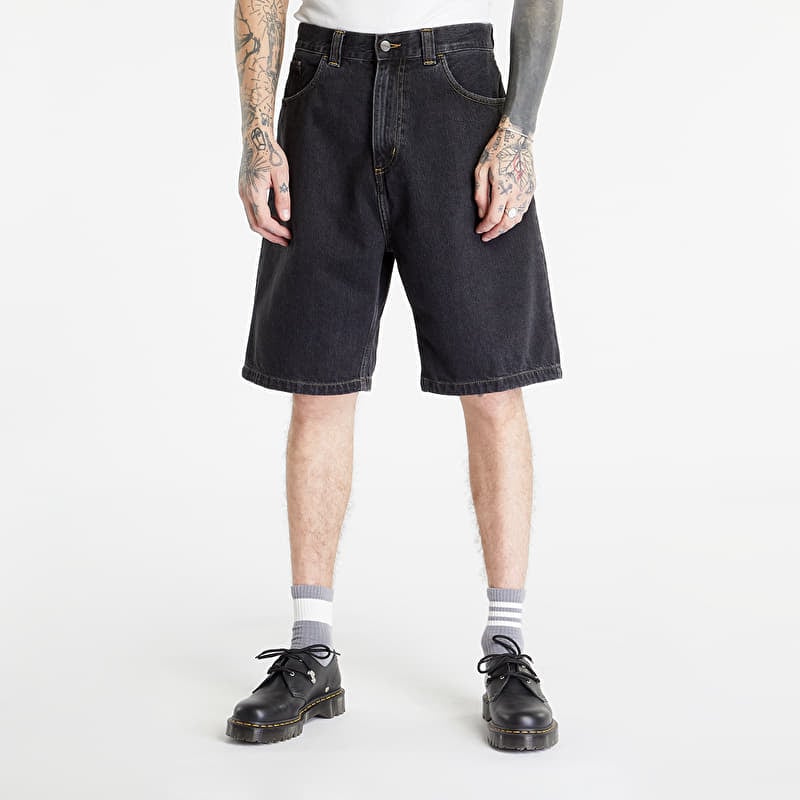 Calções Carhartt WIP Brandon Short Black Stone Washed