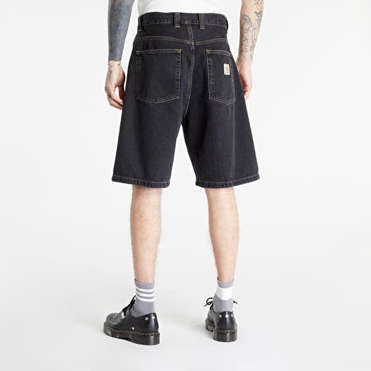 カーハート BRANDON SHORT Black stone washed S Carhartt WIP Brandon Short, Black | Official Online Store