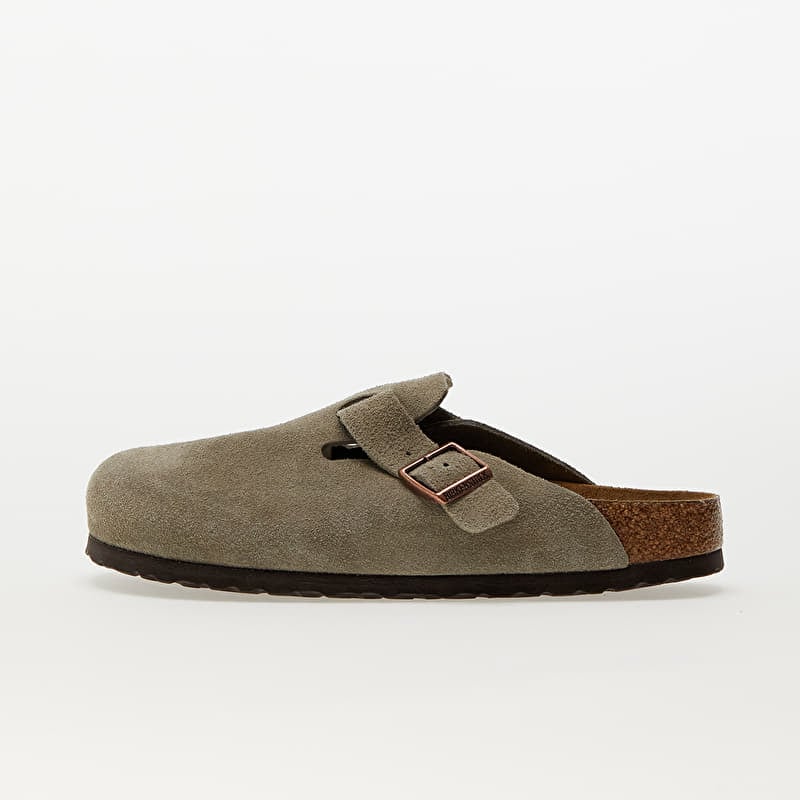 Birkenstock Boston Soft Footbed Velvet Taupe