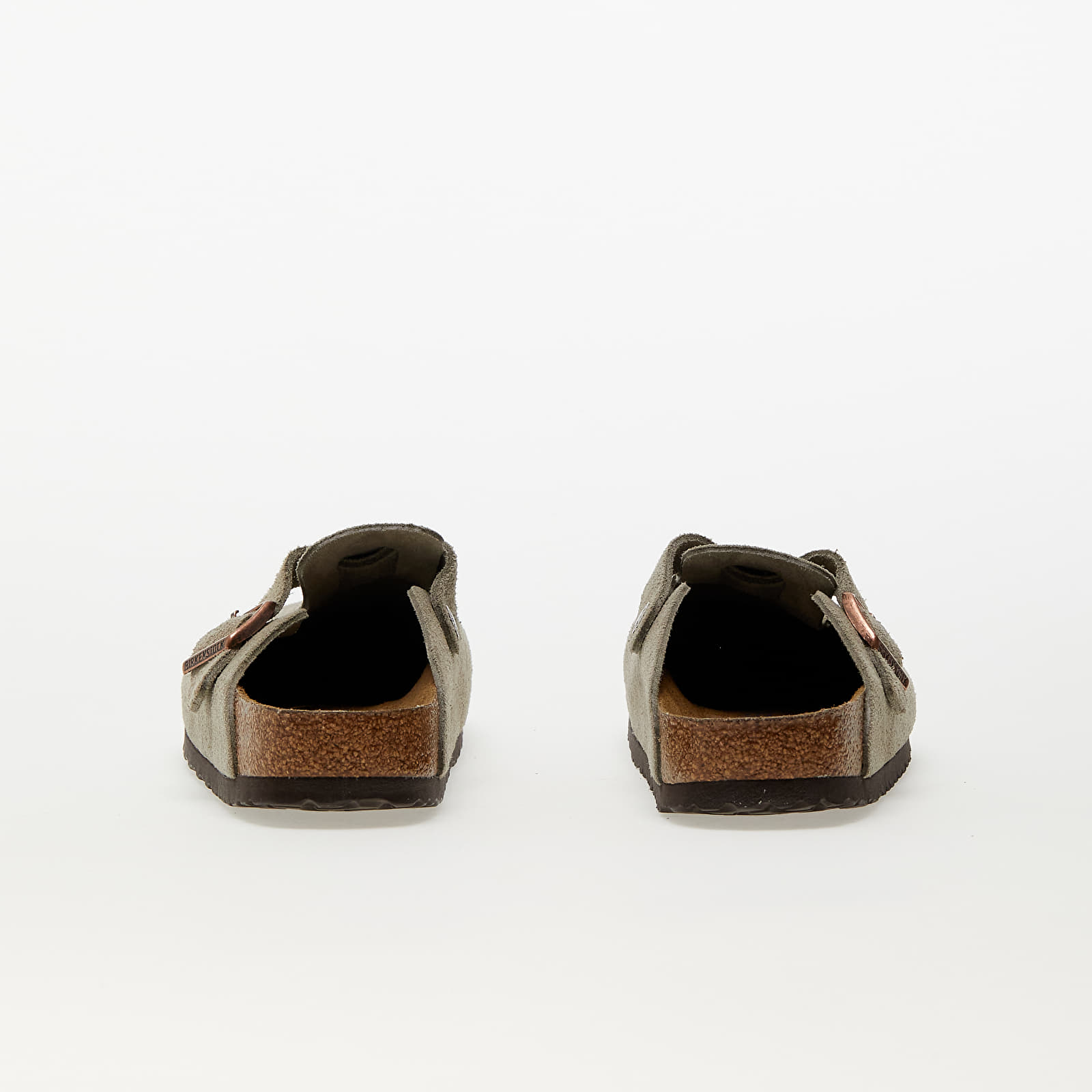 Pánské tenisky a boty Birkenstock Boston Soft Footbed Velvet Taupe