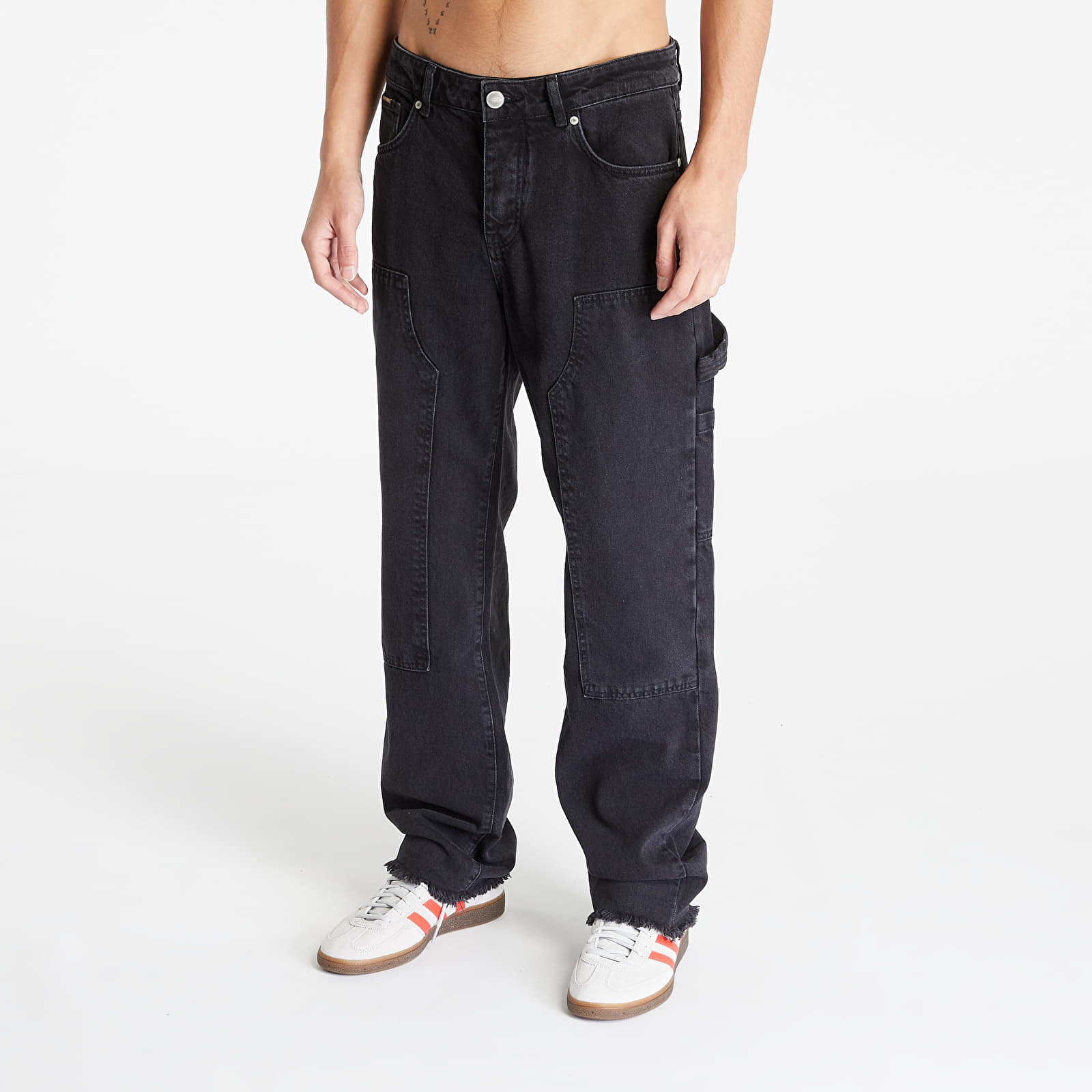 Pantalons Sixth June Carpenter Denim Pants Black W31