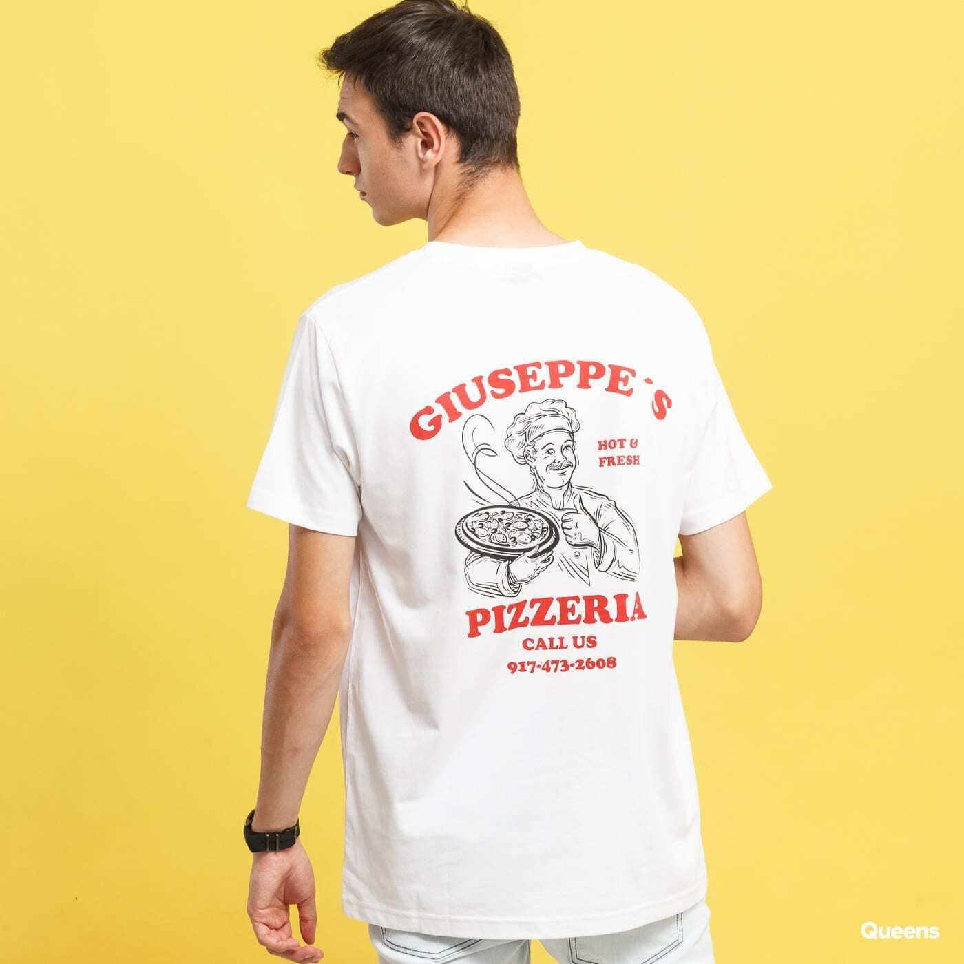 Tricouri Urban Classics Giuseppe's Pizzeria Tee White