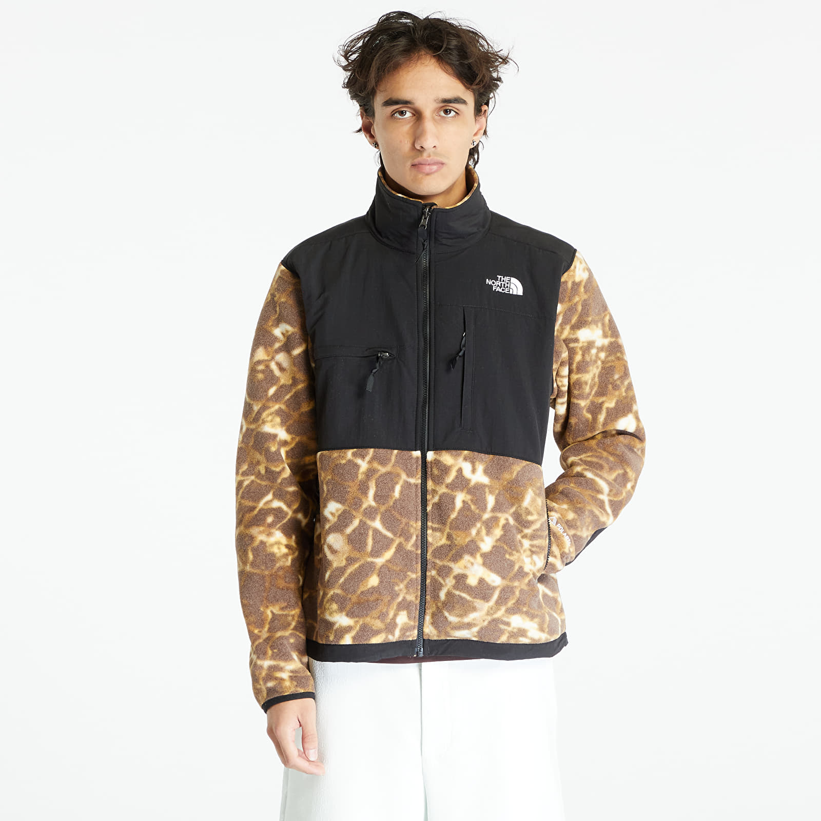 Veste The North Face Denali Jacket Coal Brown Wtrdstp/ TNF Black S