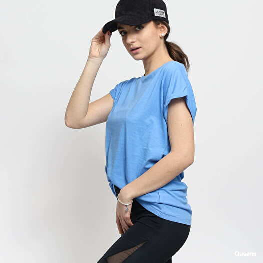 Μπλουζάκι Urban Classics Ladies Extended Shoulder Tee Light Blue