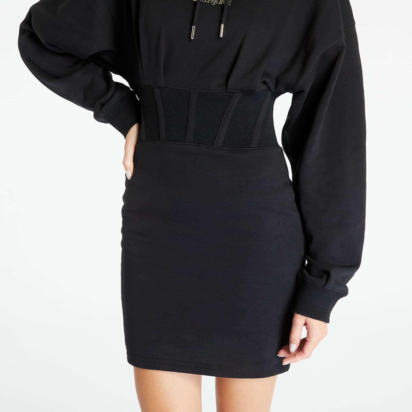 Rochii Sixth June Corset Jersey Dress Black