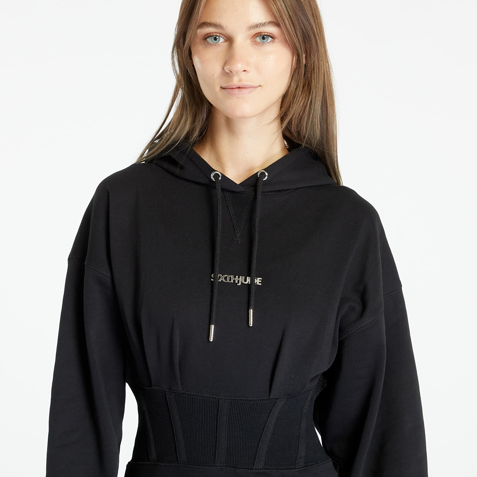 Rochii Sixth June Corset Jersey Dress Black
