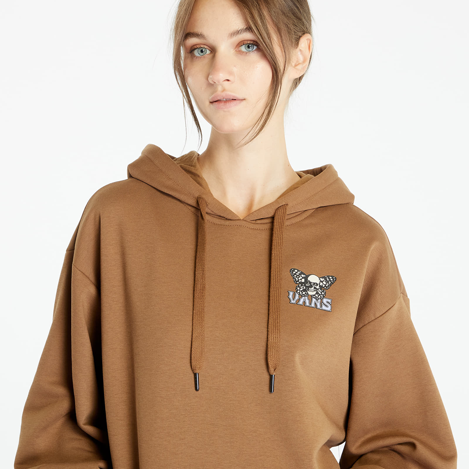 Суичърти Vans Skullyfly Os Hoodie Sepia