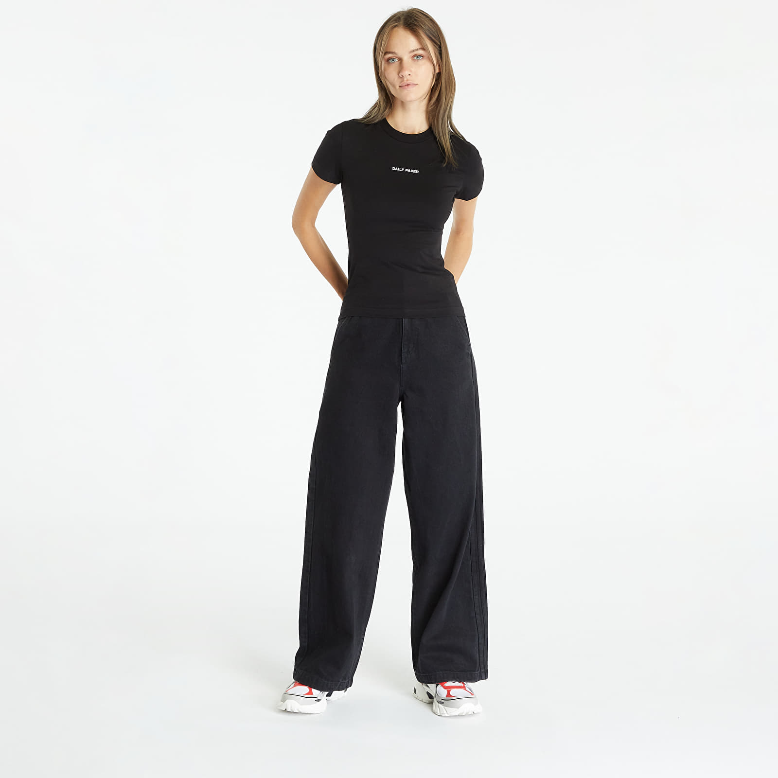 Majice Daily Paper Emefa Short Sleeve Tee Black