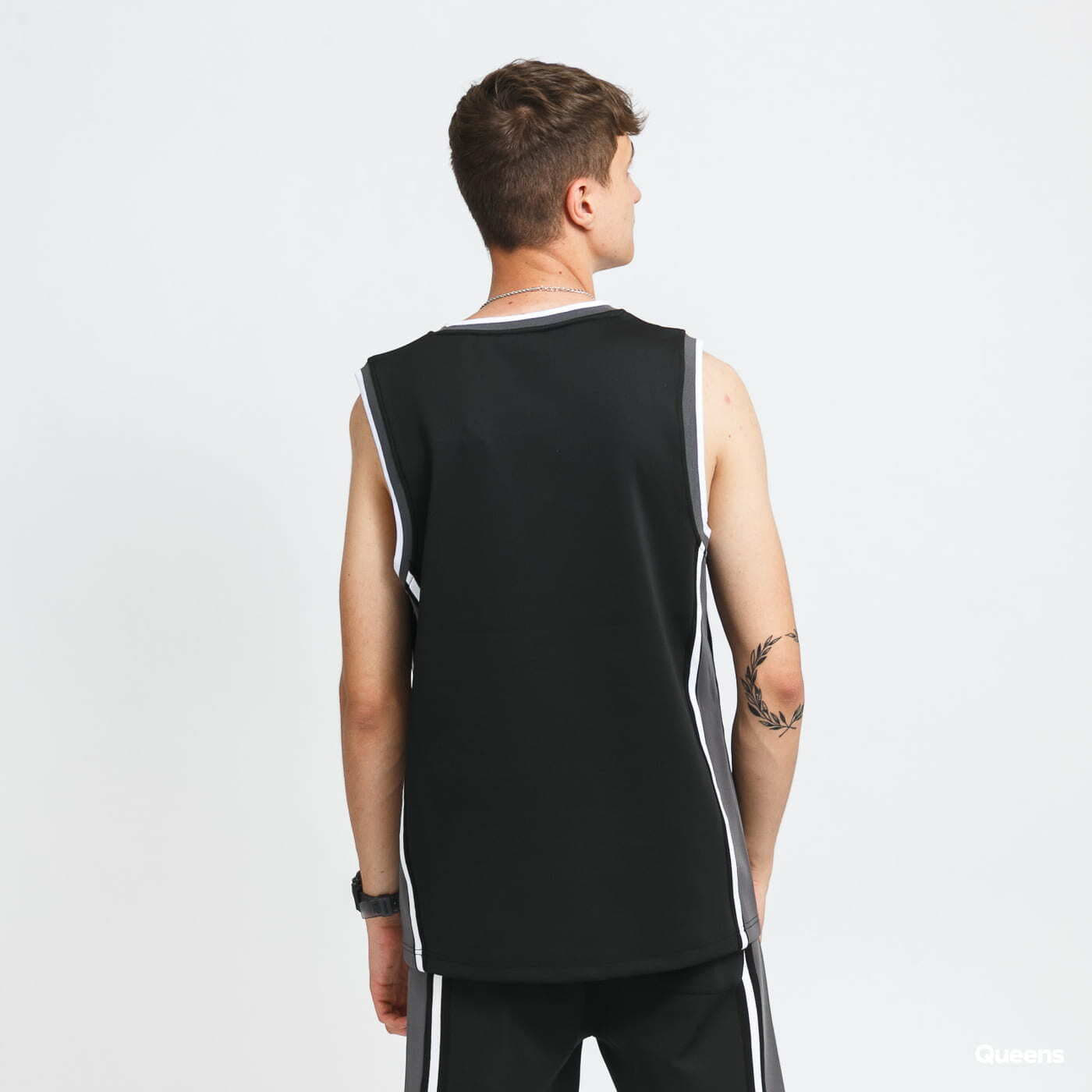 Trička The Hundreds Drills Jersey Black/ Dark Grey