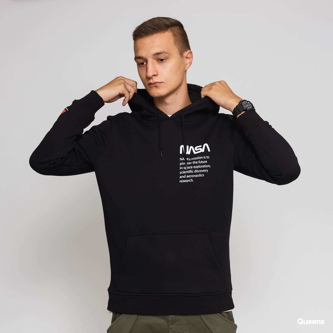 Φούτερ Urban Classics NASA Definition Hoody Black