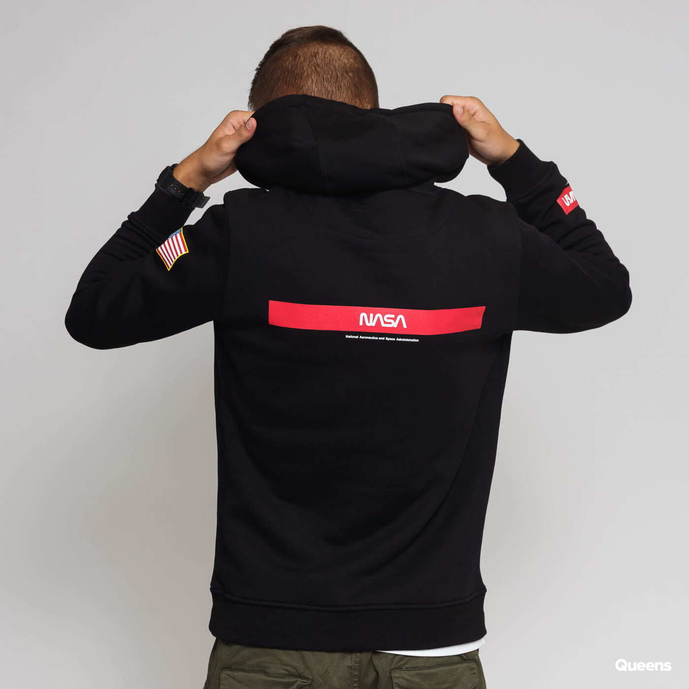 Φούτερ Urban Classics NASA Definition Hoody Black
