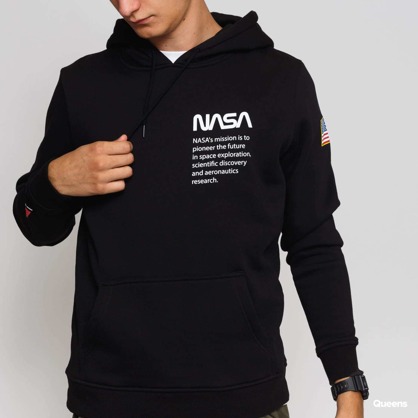 Φούτερ Urban Classics NASA Definition Hoody Black
