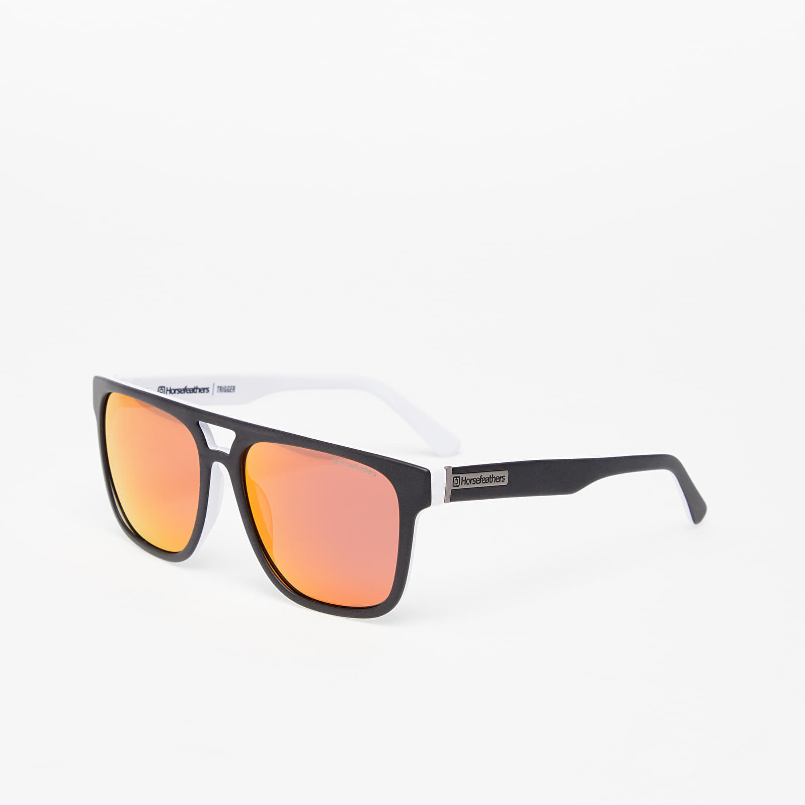 Sunčane naočale Horsefeathers Trigger Sunglasses Matt Black/ Mirror Red