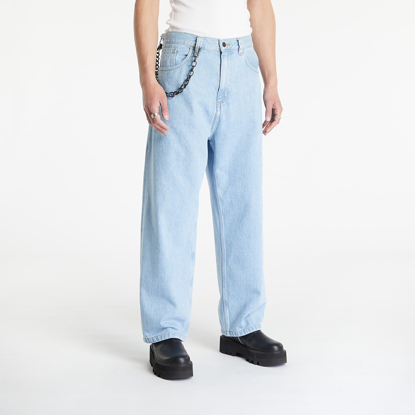 Jeans Carhartt WIP Brandon Pant Blue Heavy Stone Bleached