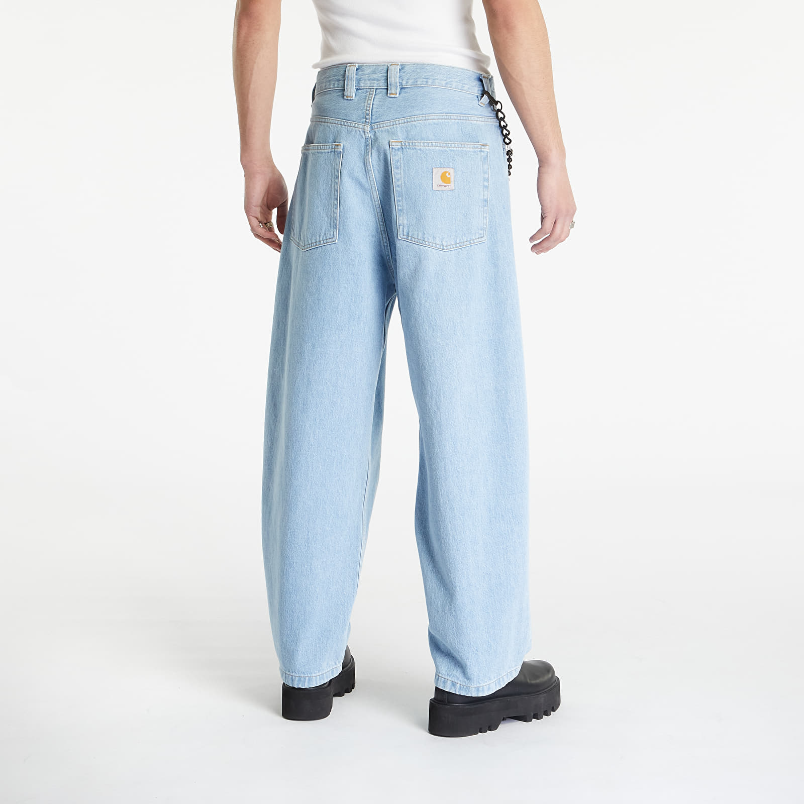 Jeans Carhartt WIP Brandon Pant Blue Heavy Stone Bleached