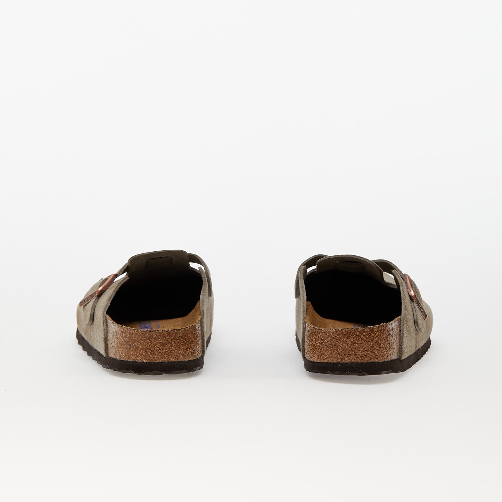 Turnschuhe und Schuhe für Männer Birkenstock Boston Soft Footbed Velvet Leather Taupe