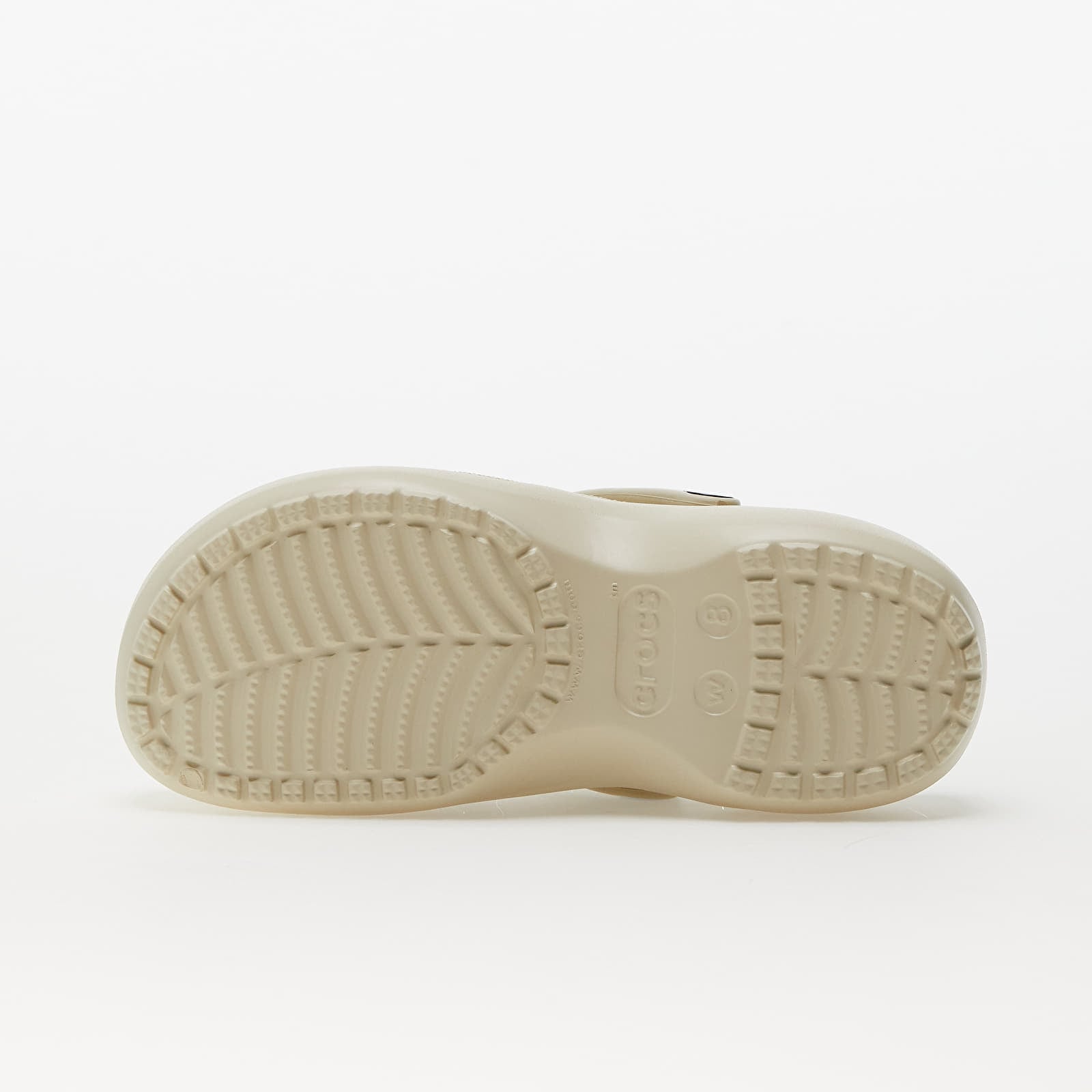 Dámske topánky a tenisky Crocs Classic Platform Clog W Bone