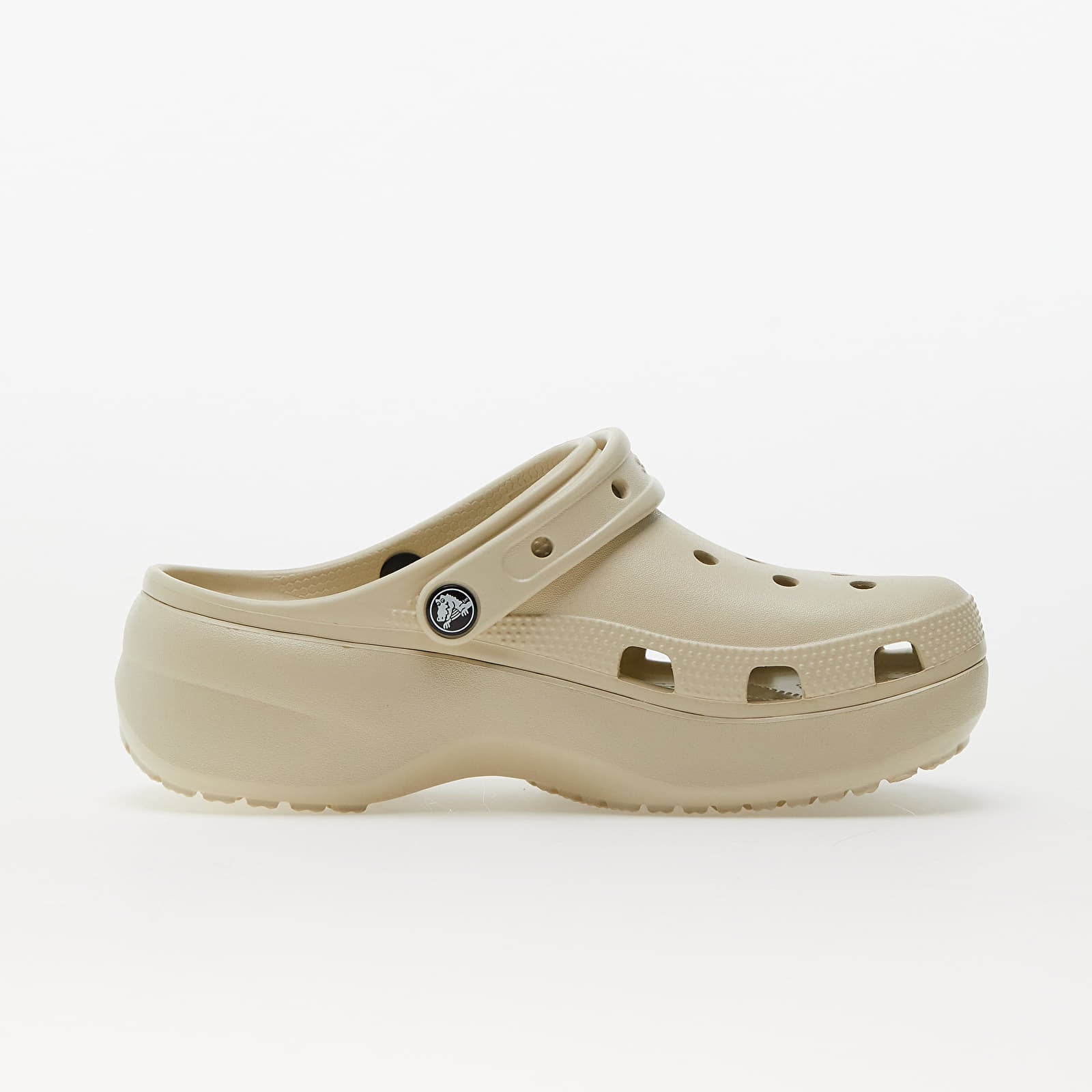 Dámske topánky a tenisky Crocs Classic Platform Clog W Bone