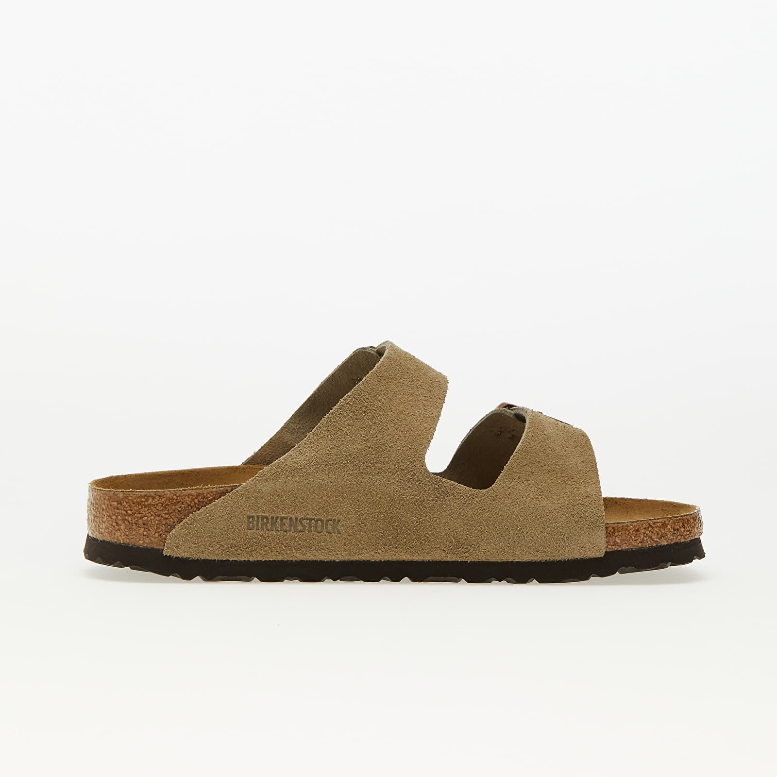 Buty męskie Birkenstock Arizona Velvet Leather Taupe