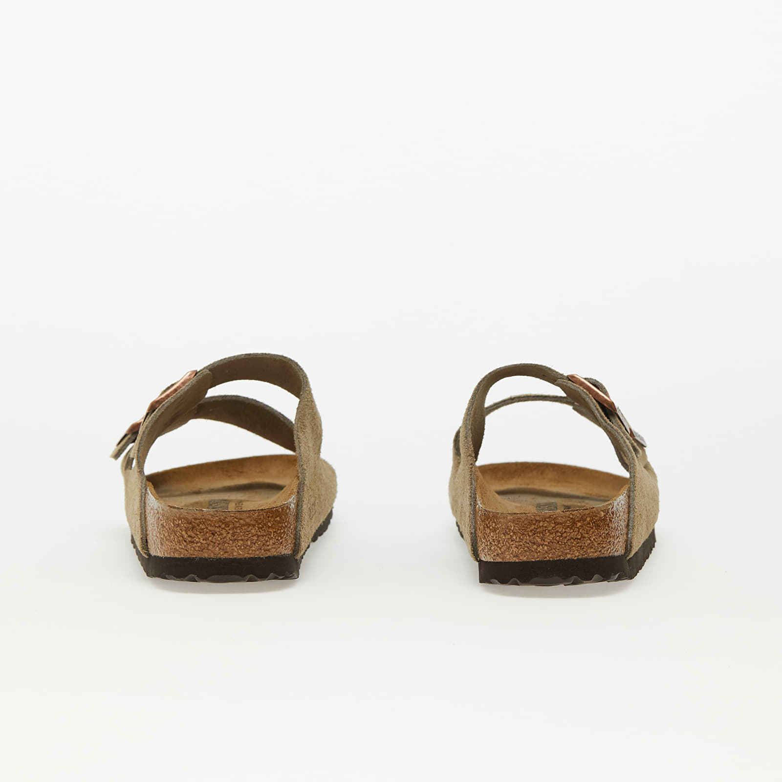 Buty męskie Birkenstock Arizona Velvet Leather Taupe