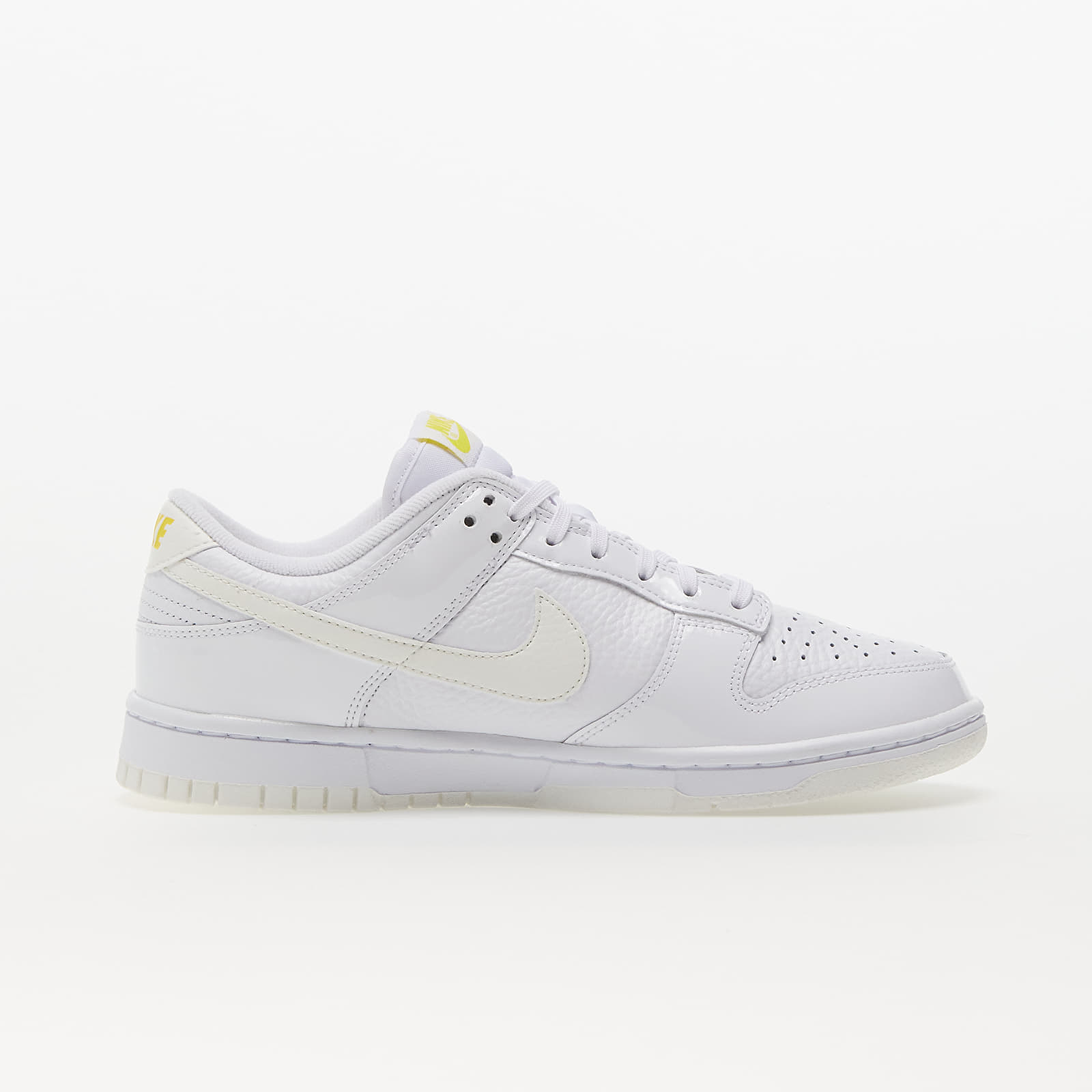 Naiste tossud ja kingad Nike W Dunk Low White/ Sail-Opti Yellow