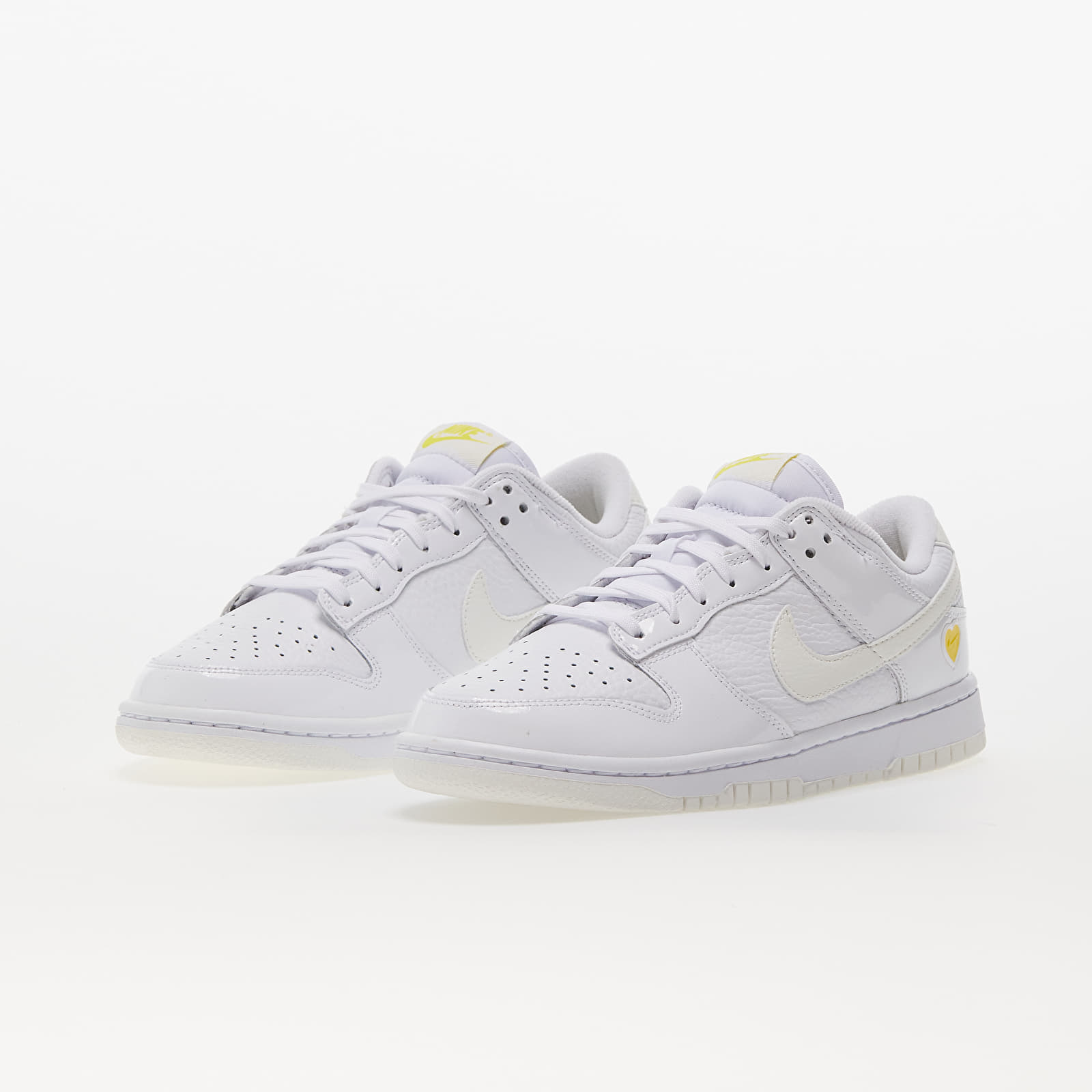 Naiste tossud ja kingad Nike W Dunk Low White/ Sail-Opti Yellow