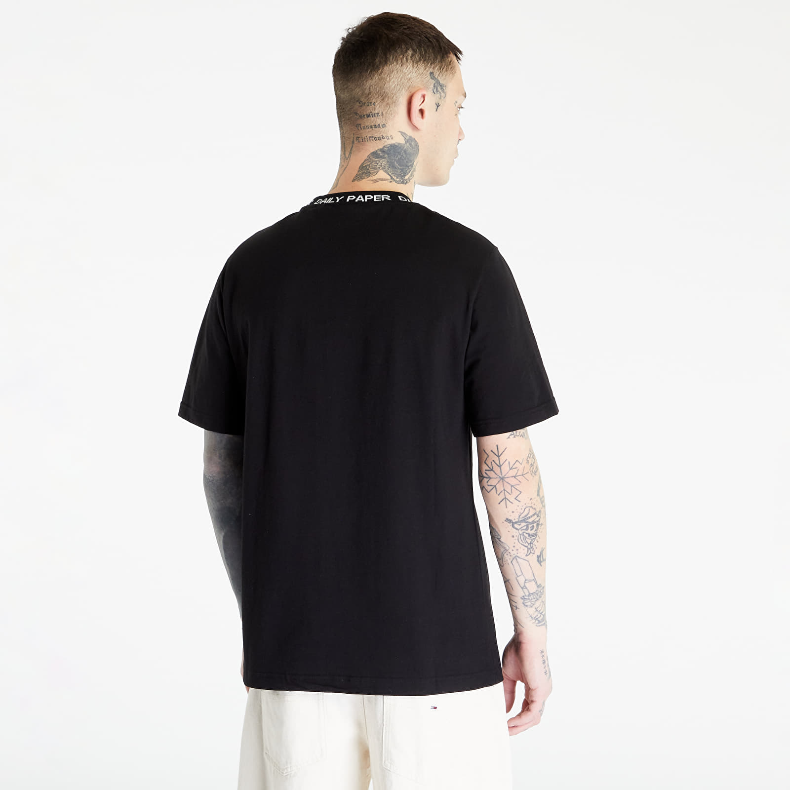 Tričká Daily Paper Erib Short Sleeve Tee Black/ White