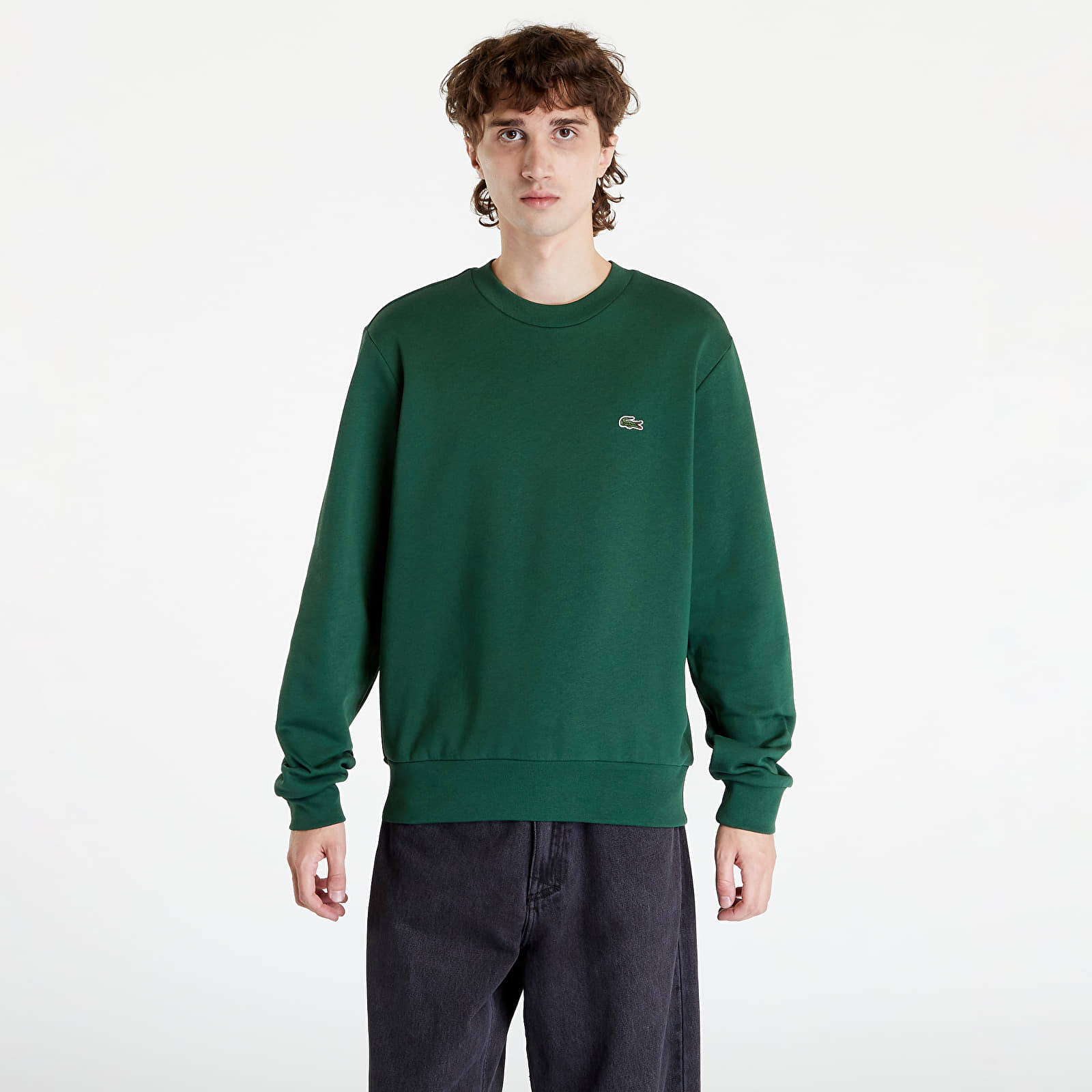 Hanorac LACOSTE Sweatshirt Green L