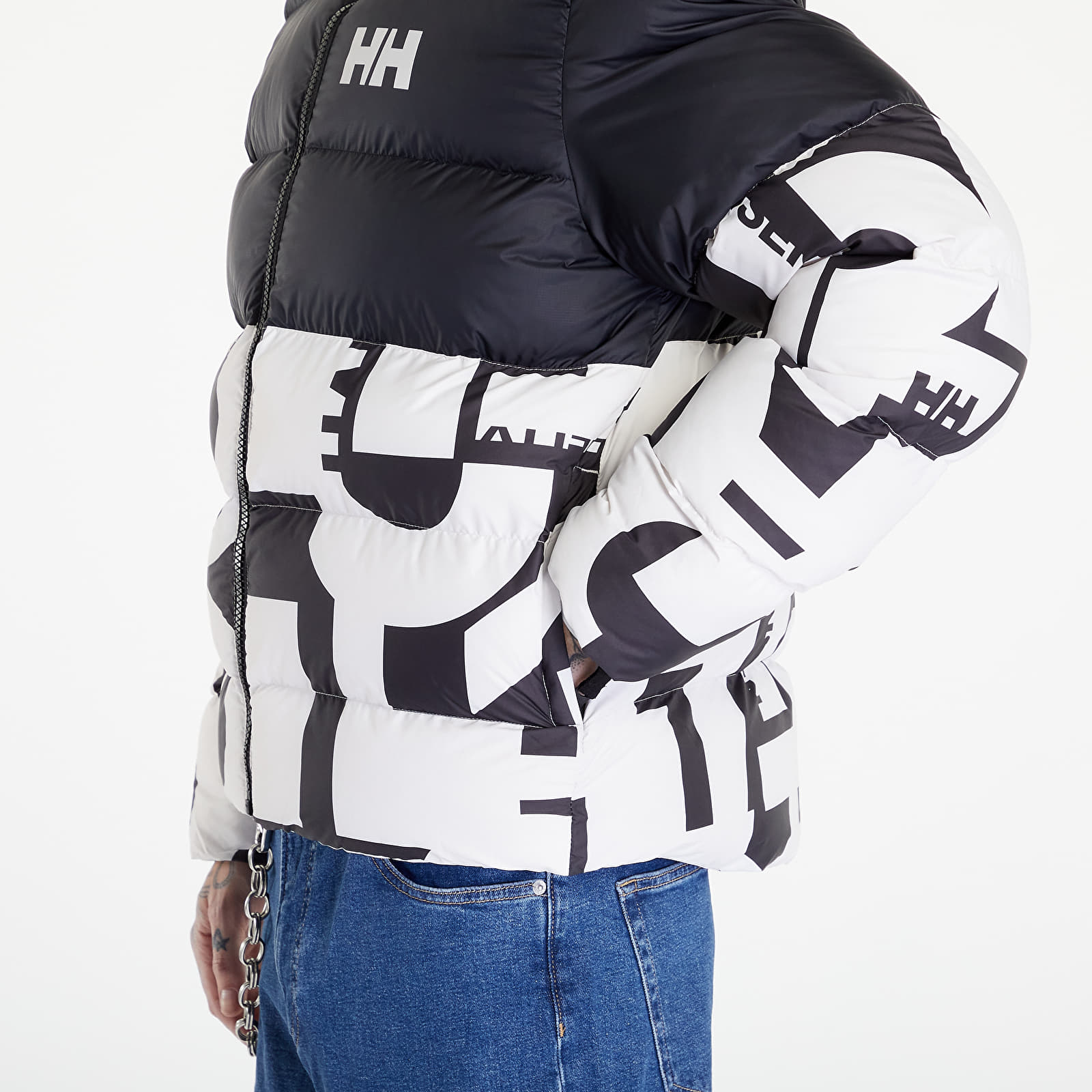 Helly hansen p&c puffer jacket in black outlet