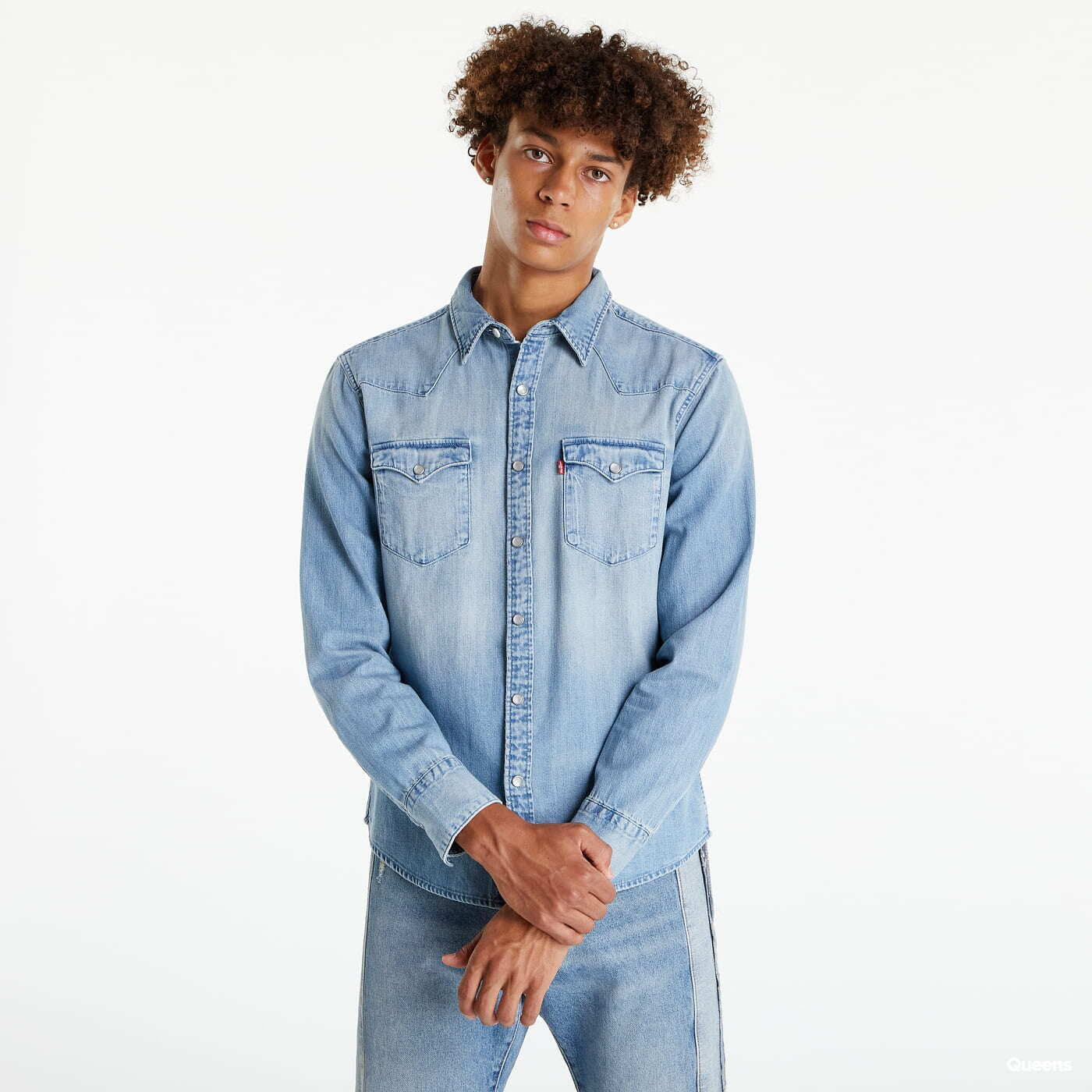 Hemden Levi's ® Barstow Western Standard Blue