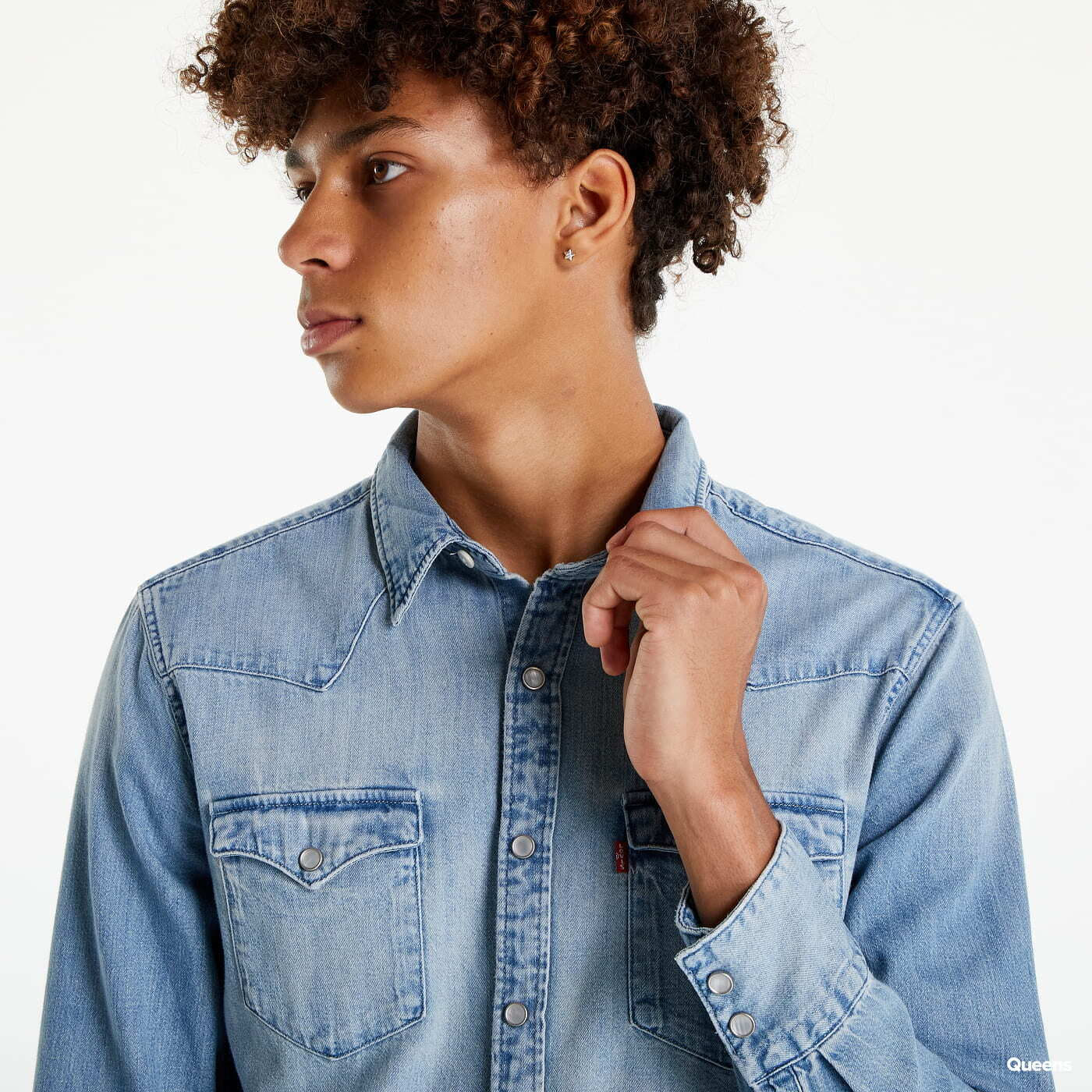 Hemden Levi's ® Barstow Western Standard Blue