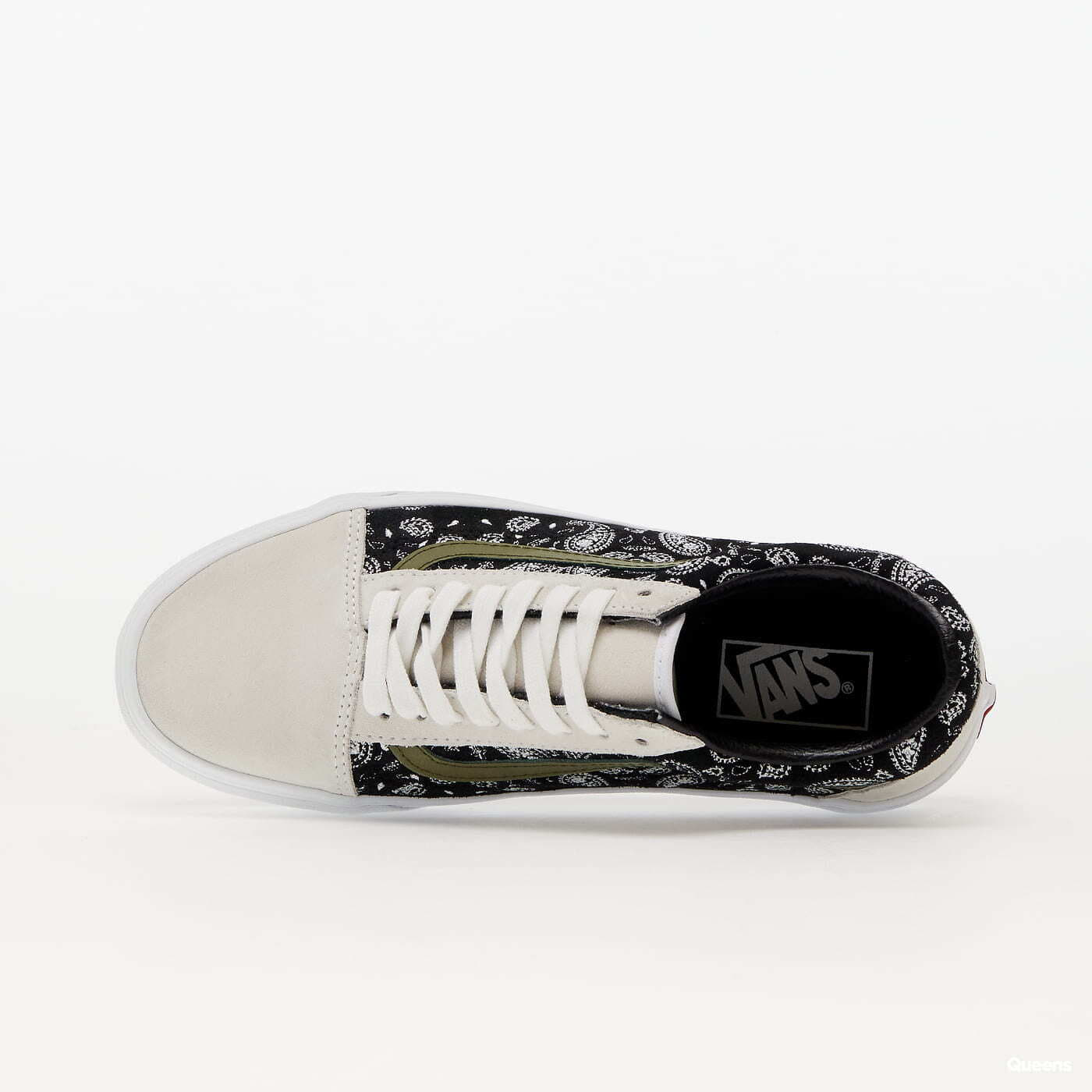 Herren Sneaker und Schuhe Vans Old Skool Paisley Suede White