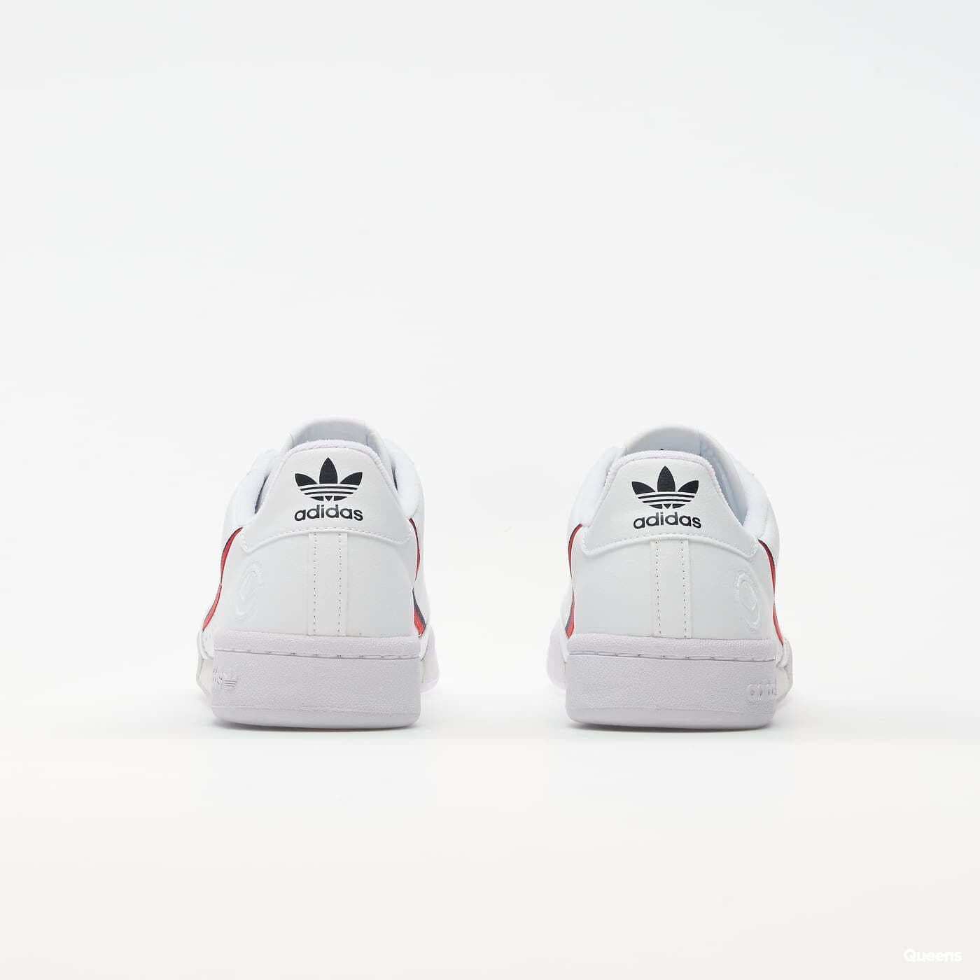 Moške superge in čevlji adidas Continental 80 Vegan Ftwr White/ Collegiate Navy/ Scarlet