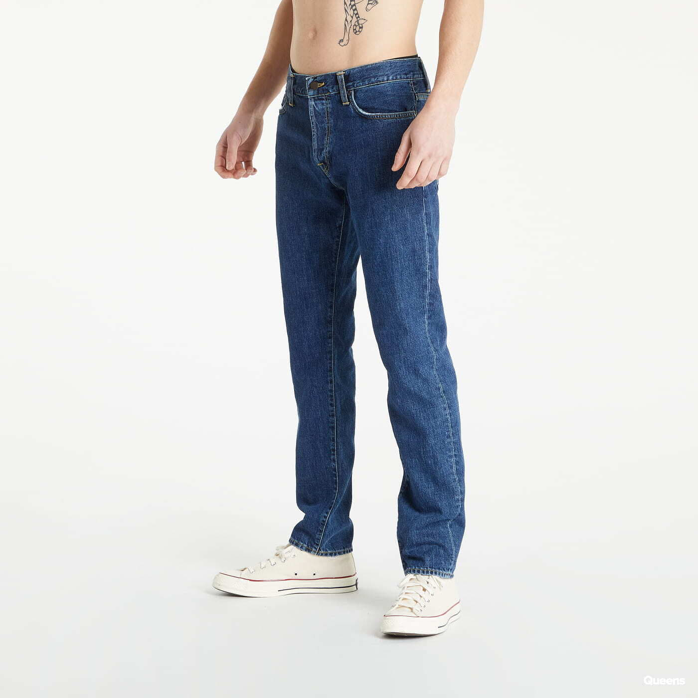 Džíny Carhartt WIP Klondike Pant Tmavě modré