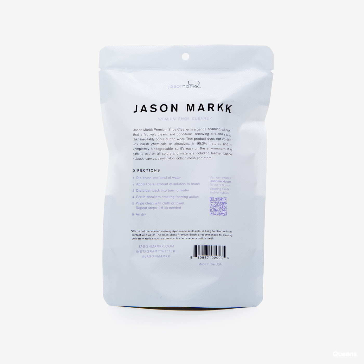 Schuhpflege Jason Markk Essential Kit Deep Cleaning Solution 118ml / 4 oz. White