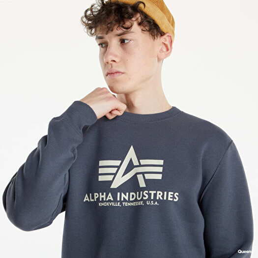 Hoodies and sweatshirts Alpha Industries Basic Sweater Grey / Black | Queens