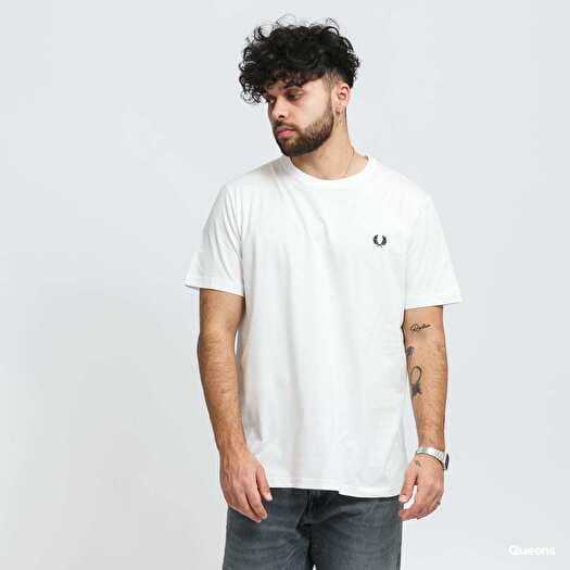 T-shirt FRED PERRY Crew Neck Tee Snow White
