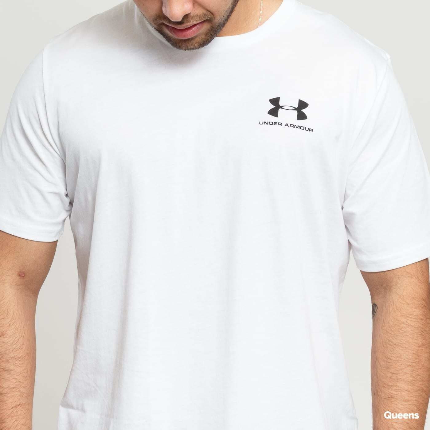 Camisetas Under Armour Sportstyle Left Chest SS Tee White