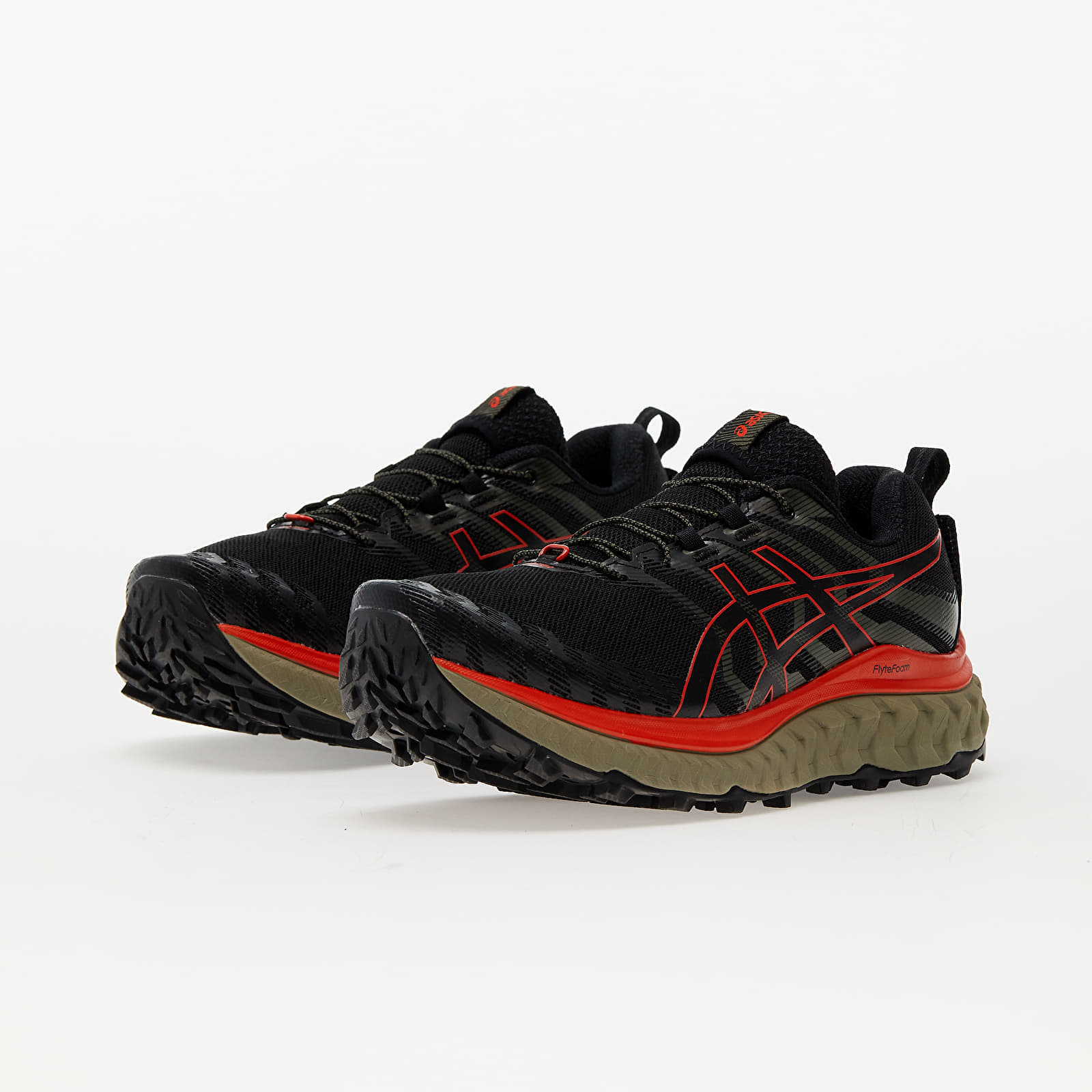 Meeste tossud ja kingad Asics Trabuco Max Black/ Cherry Tomato