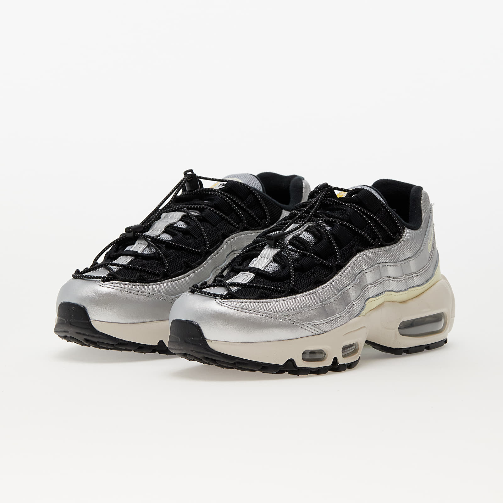 Air max 95 silver black shop