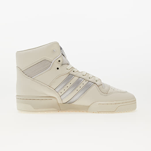 Men s sneakers and shoes adidas Rivalry Hi Consortium Core White Silver Metallic Grey One Queens