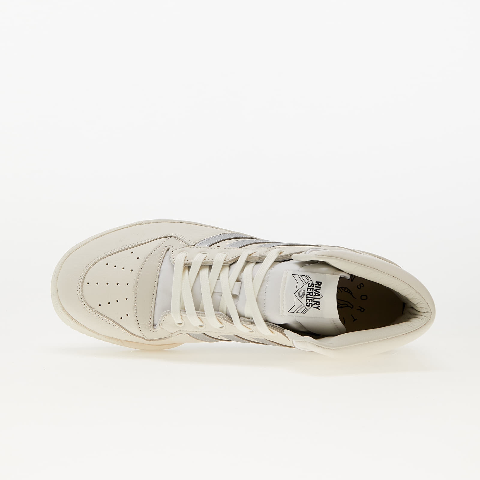 Ténis e sapatos para homem adidas Rivalry Hi Consortium Core White/ Silver Metallic/ Grey One