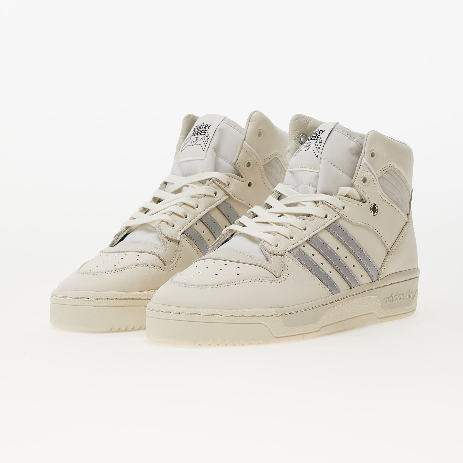 Ténis e sapatos para homem adidas Rivalry Hi Consortium Core White/ Silver Metallic/ Grey One