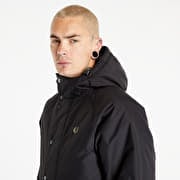 Parka Coats FRED PERRY Padded Zip Through Jacket Black