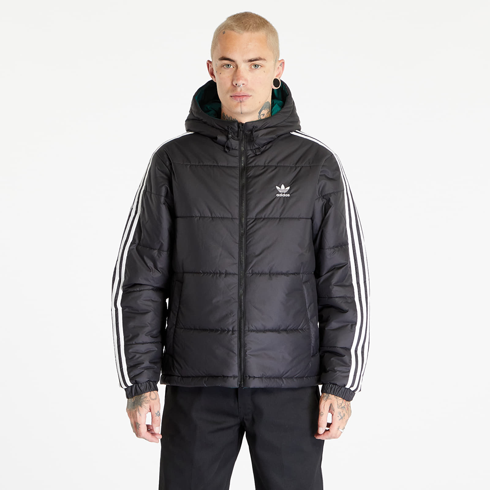 Giacca adidas Adicolor Reversible Jacket Black/ Collegiate Green L