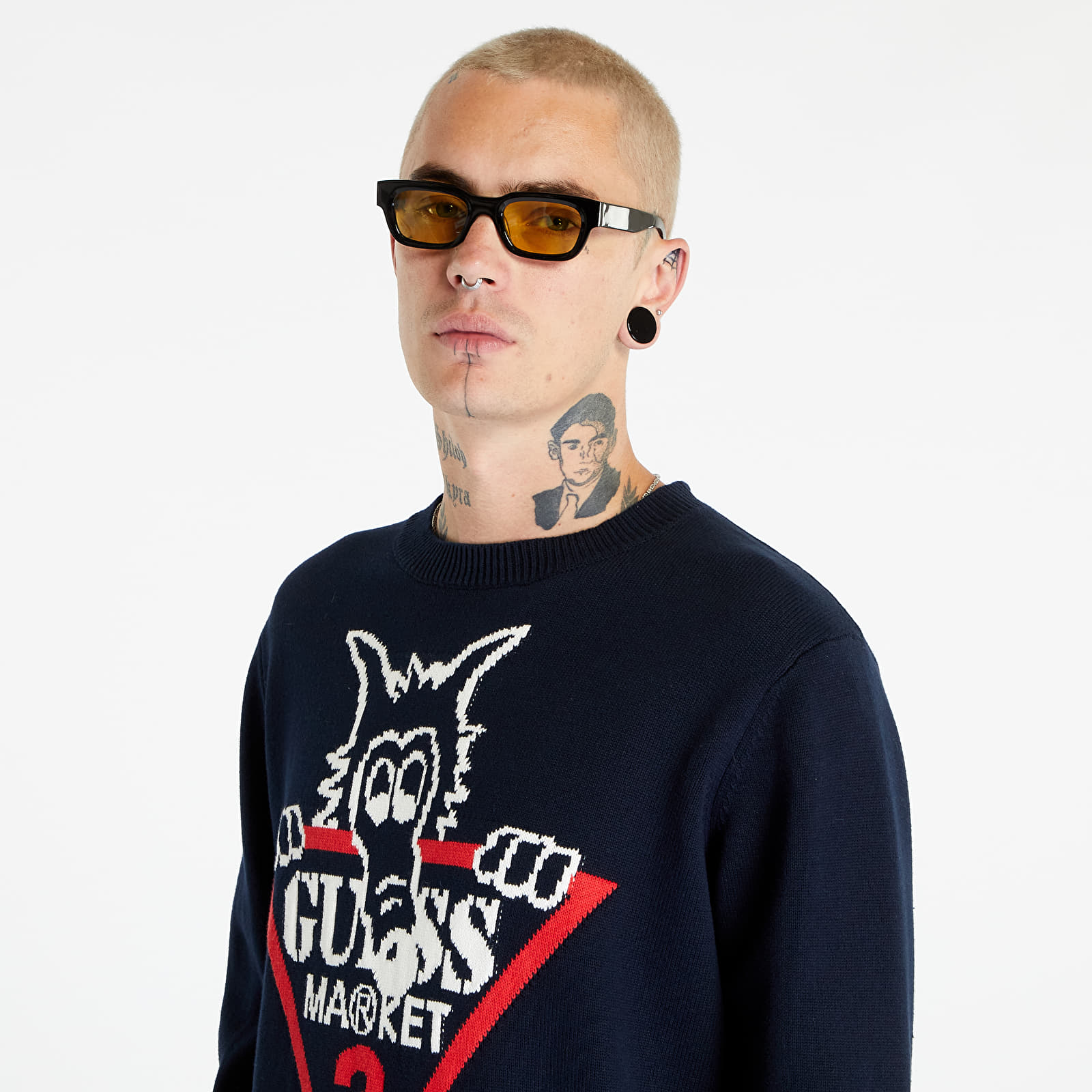 Mikiny a svetry GUESS x Market Sweater Uniform Blue