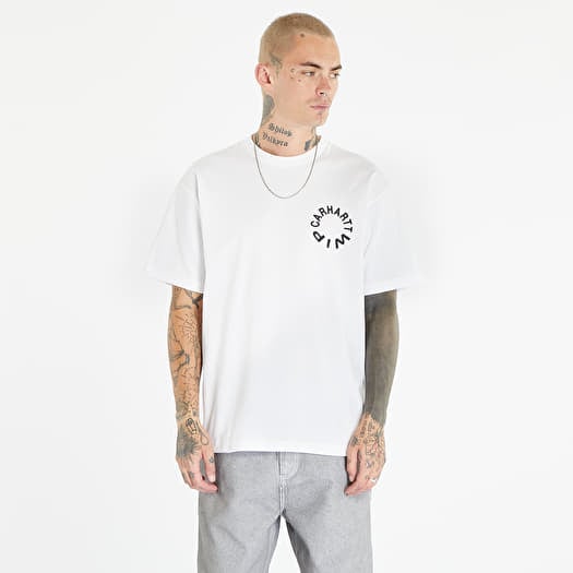 T-shirt Carhartt WIP S/S Work Varsity T-Shirt White/ Black