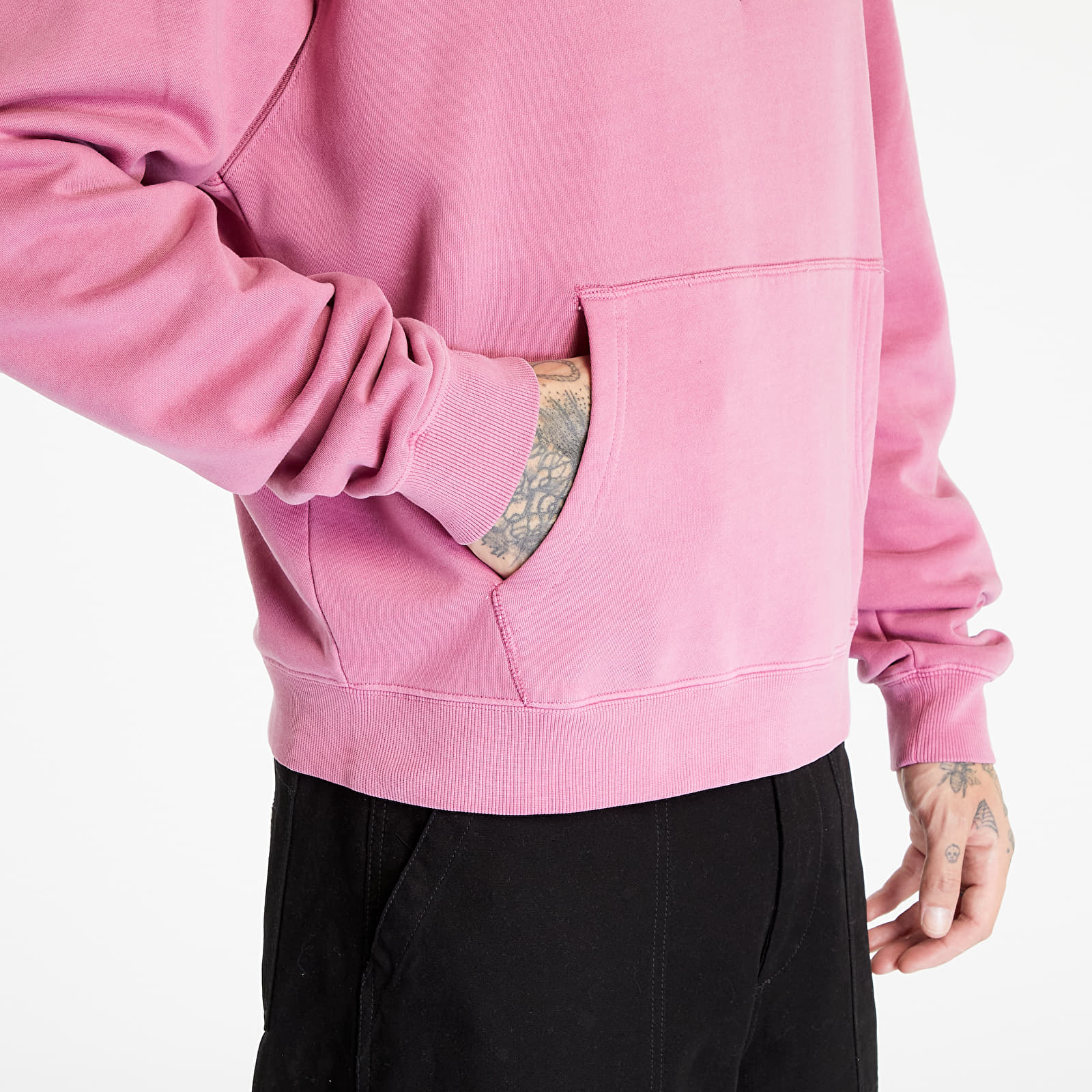 Hættetrøjer og sweatshirts GUESS Baker Logo Hoodie Distressed Damson Mu