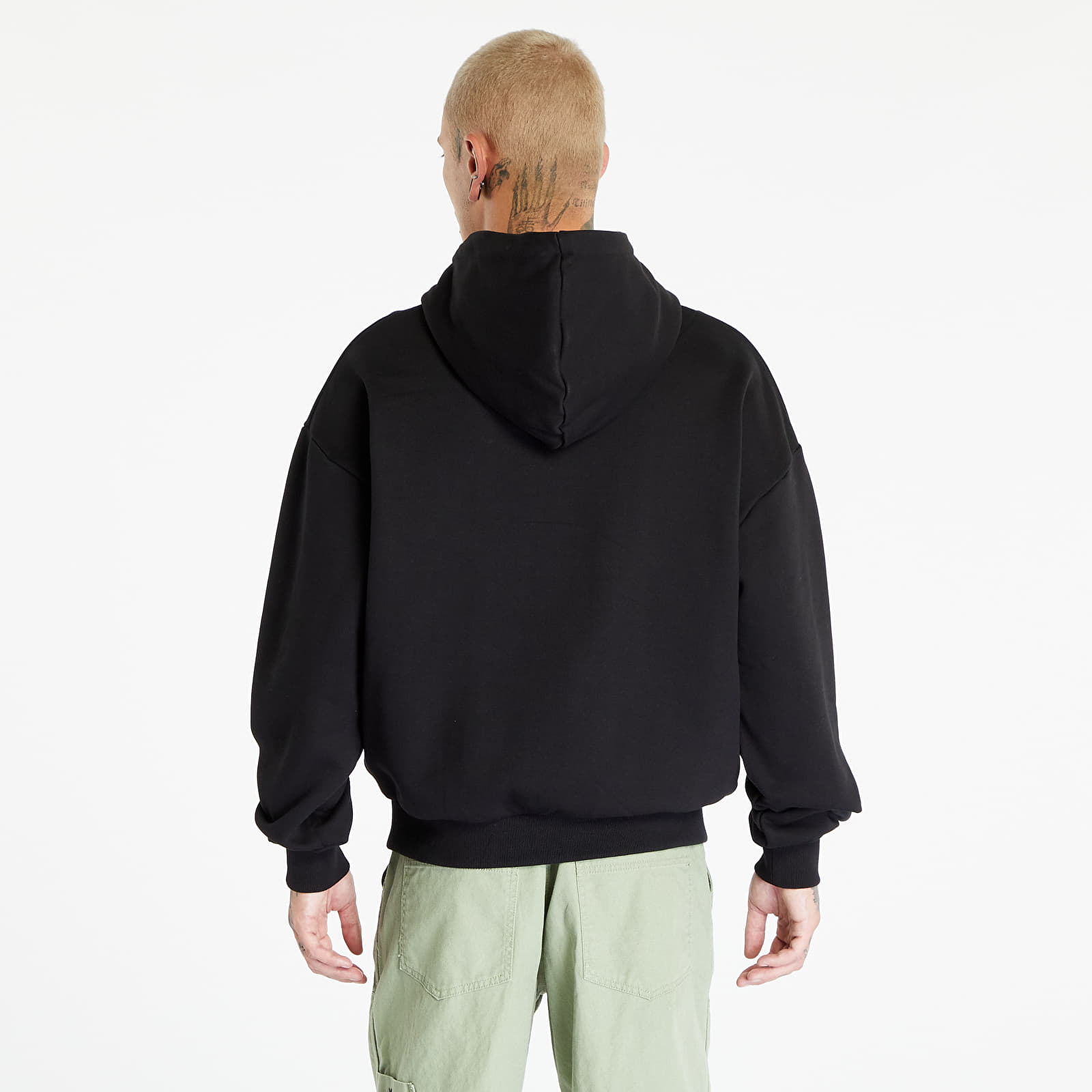 Mikiny Urban Classics Renairssance Painting Oversize Hoodie Black
