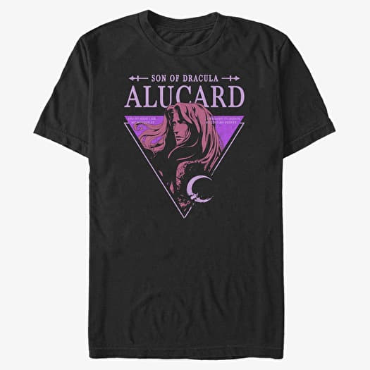 T-shirt Merch Netflix Castlevania - Alucard Triangle Unisex T-Shirt Black